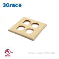 Standard Size 2-Gang Duplex Receptacle Nylon Wallplate